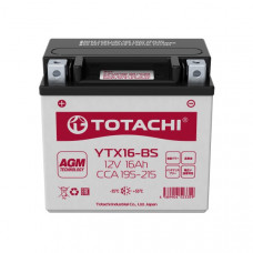 TOTACHI MOTO 16 а/ч YTX16-BS R AGM
